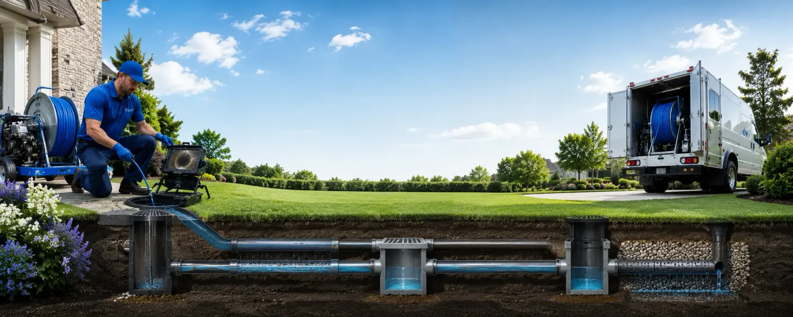 Outdoor drain cleaning information for Friendly, WV